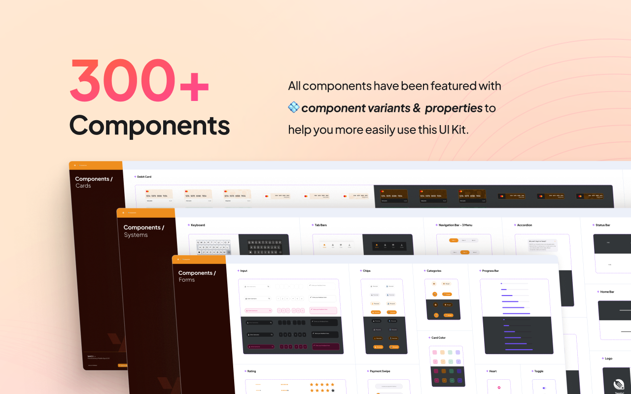 Foto kelas TASSTY - Food Delivery Mobile App Figma Template UI Kit